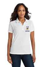 A Chapter Short Sleeve Pique Polo Shirt
